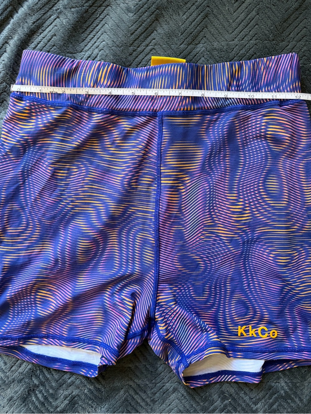 KKCo Outside Purple Abstract Cutout Activewear Set Size M Recycled Nylon - Picture 13 of 14